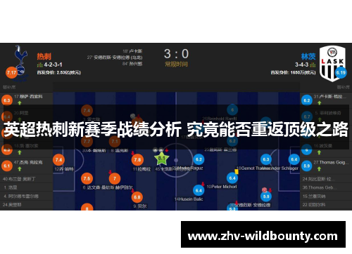 英超热刺新赛季战绩分析 究竟能否重返顶级之路
